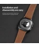 Dux Ducis YA - Samsung Galaxy Watch Ultra Bandje - Echt Leer - Bruin