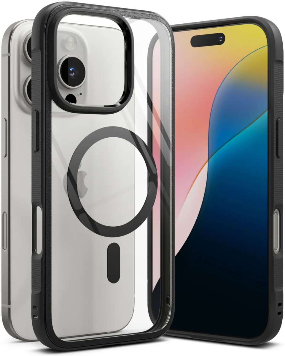 Ringke Fusion Bold Magnetic Apple iPhone 16 Pro Max Hoesje MagSafe Zwart afbeelding 1