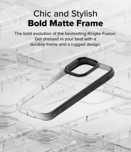 Ringke Fusion Bold Magnetic Apple iPhone 16 Pro Max Hoesje MagSafe Zwart afbeelding 4
