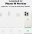 Ringke Onyx Apple iPhone 16 Pro Max Hoesje Flexibel TPU Back Cover Camo Zwart afbeelding 3