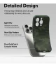 Ringke Onyx Apple iPhone 16 Pro Max Hoesje Flexibel TPU Back Cover Camo Groen