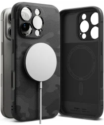 Ringke Onyx Magnetic Apple iPhone 16 Pro Max Hoesje MagSafe Camo Zwart