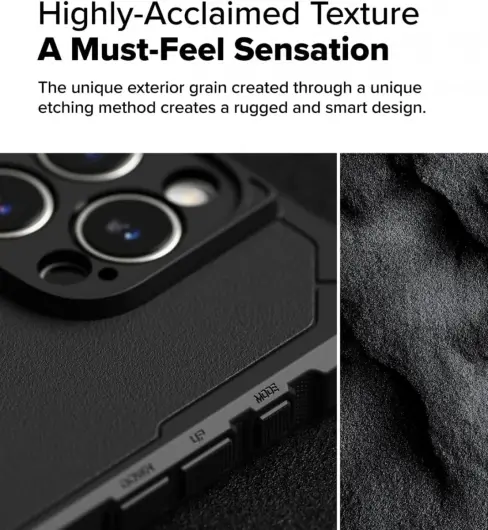 Ringke Rugged Gear Magnetic Apple iPhone 16 Pro Max Hoesje MagSafe Zwart afbeelding 6