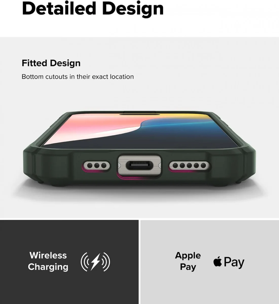 Ringke Rugged Gear Magnetic Apple iPhone 16 Pro Max Hoesje MagSafe Groen afbeelding 10