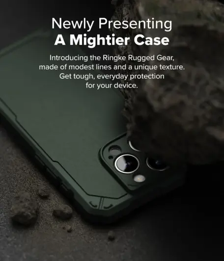 Ringke Rugged Gear Magnetic Apple iPhone 16 Pro Max Hoesje MagSafe Groen afbeelding 7