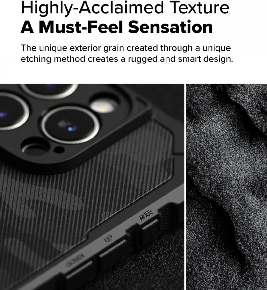 Ringke Rugged Gear Magnetic Apple iPhone 16 Pro Max Hoesje MagSafe Camo Zwart afbeelding 6