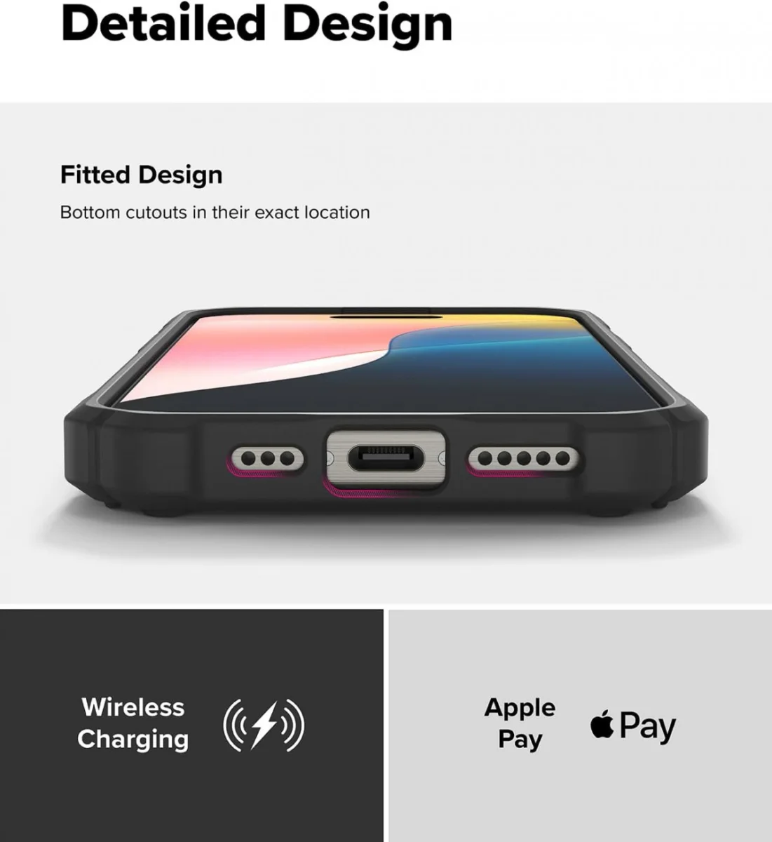 Ringke Rugged Gear Magnetic Apple iPhone 16 Pro Max Hoesje MagSafe Camo Zwart afbeelding 8