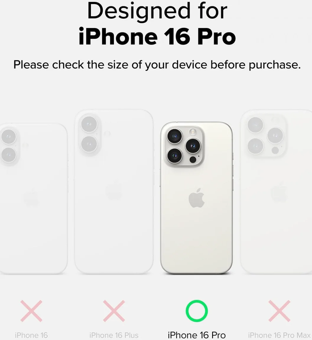 Ringke Onyx Apple iPhone 16 Pro Hoesje Flexibel TPU Back Cover Camo Groen afbeelding 3