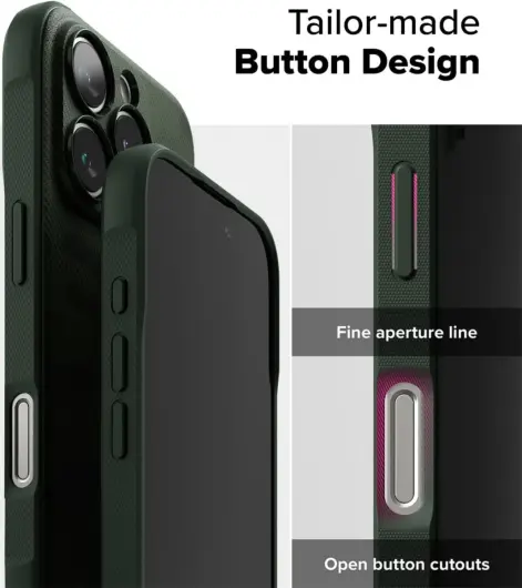 Ringke Onyx Apple iPhone 16 Pro Hoesje Flexibel TPU Back Cover Camo Groen afbeelding 9