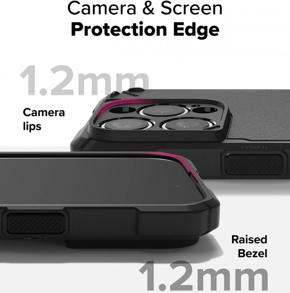 Ringke Rugged Gear Magnetic Apple iPhone 16 Pro Hoesje MagSafe Zwart afbeelding 10
