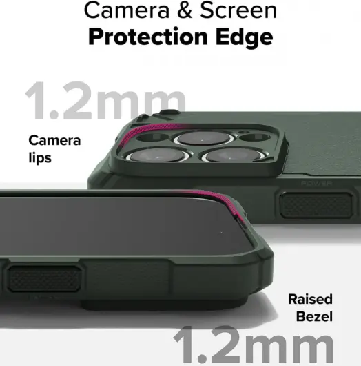 Ringke Rugged Gear Magnetic Apple iPhone 16 Pro Hoesje MagSafe Groen afbeelding 10