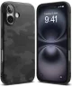 Ringke Onyx Apple iPhone 16 Plus Hoesje Flexibel TPU Back Cover Camo Zwart