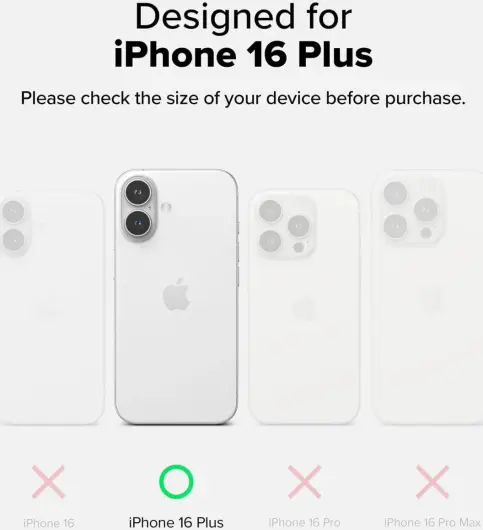 Ringke Onyx Apple iPhone 16 Plus Hoesje Flexibel TPU Back Cover Camo Zwart afbeelding 3