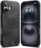 Ringke Onyx Apple iPhone 16 Plus Hoesje Flexibel TPU Back Cover Camo Zwart afbeelding 2