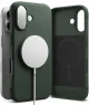 Ringke Onyx Magnetic iPhone 16 Plus Hoesje MagSafe Back Cover Groen