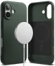 Ringke Onyx Magnetic iPhone 16 Plus Hoesje MagSafe Back Cover Groen