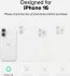Ringke Onyx Apple iPhone 16 Hoesje Flexibel TPU Back Cover Camo Groen afbeelding 3
