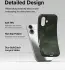 Ringke Onyx Apple iPhone 16 Hoesje Flexibel TPU Back Cover Camo Groen afbeelding 8