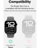 Ringke Slim - Apple Watch 10 42MM Hoesje - (2P) Transparant & Zwart