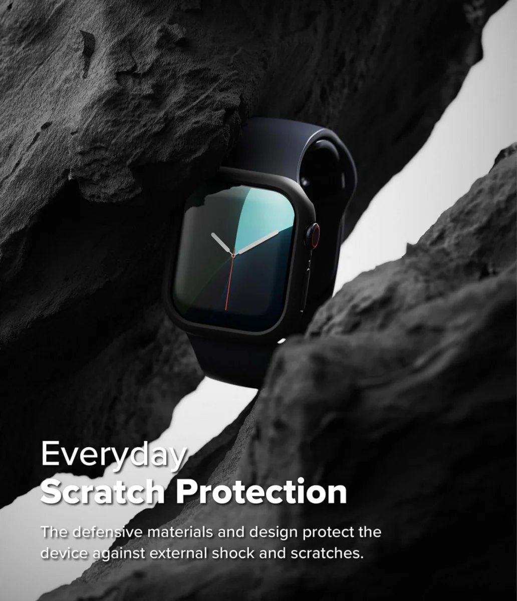 Ringke Slim - Apple Watch 10 42MM Hoesje - (2P) Transparant & Zwart afbeelding 3