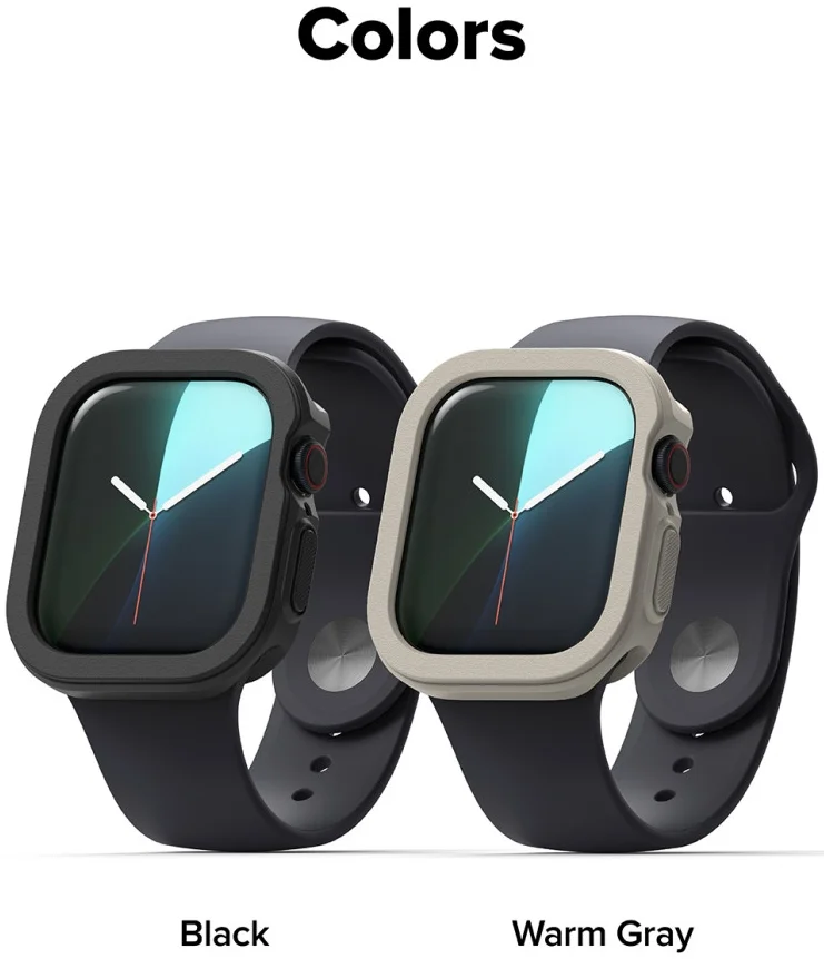 Ringke Air Sports - Apple Watch 10 42MM Hoesje - TPU Zwart afbeelding 10