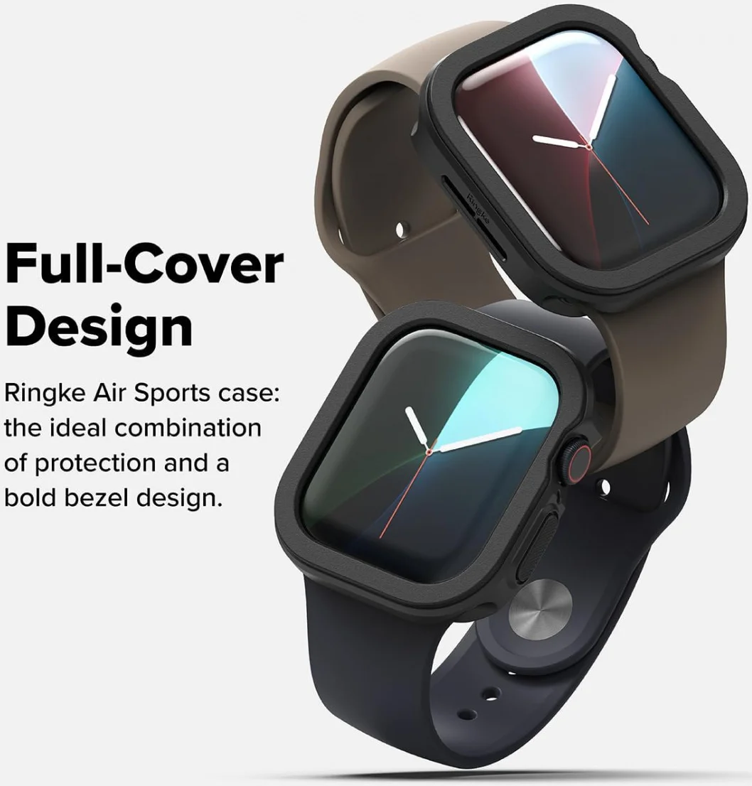 Ringke Air Sports - Apple Watch 10 42MM Hoesje - TPU Zwart afbeelding 3