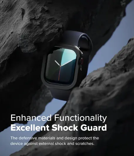 Ringke Air Sports - Apple Watch 10 42MM Hoesje - TPU Zwart afbeelding 6