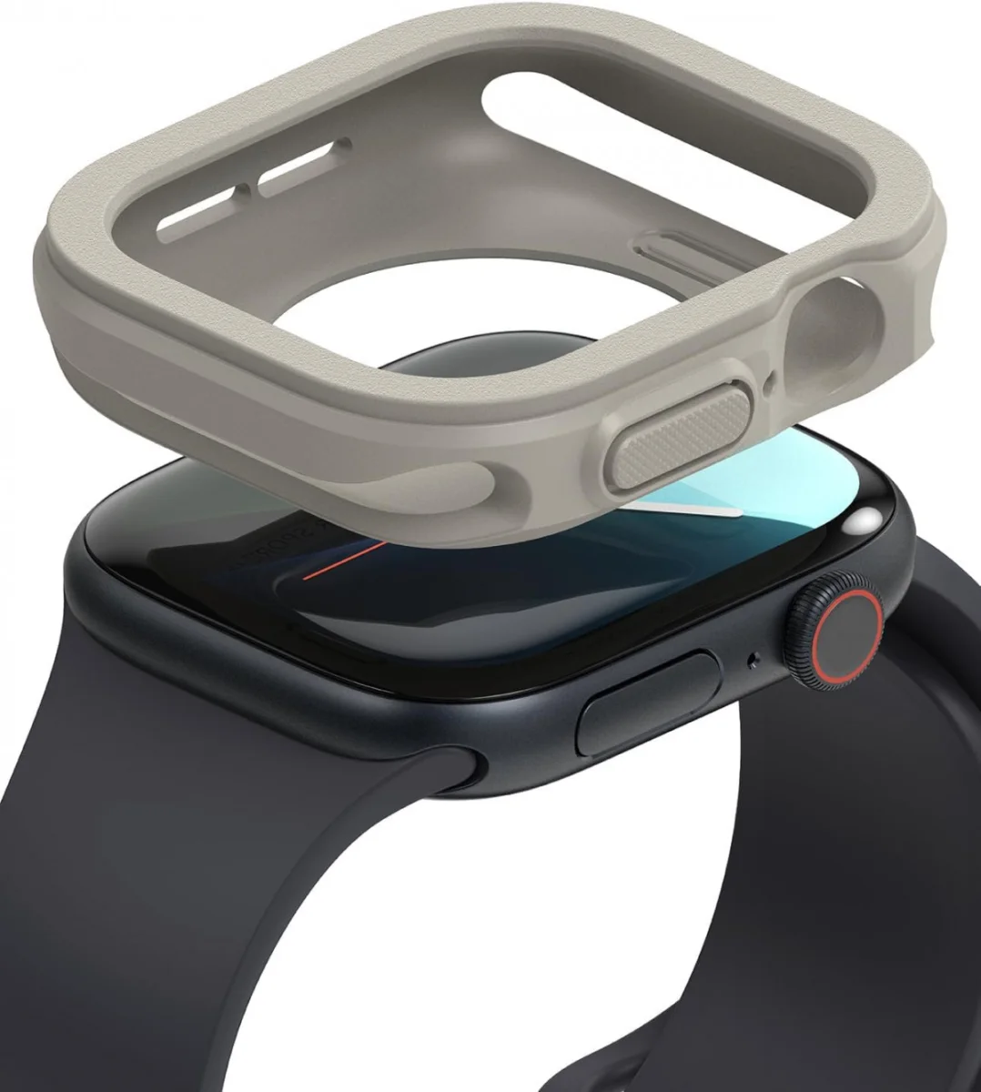 Ringke Air Sports - Apple Watch 10 42MM Hoesje - TPU Grijs afbeelding 1