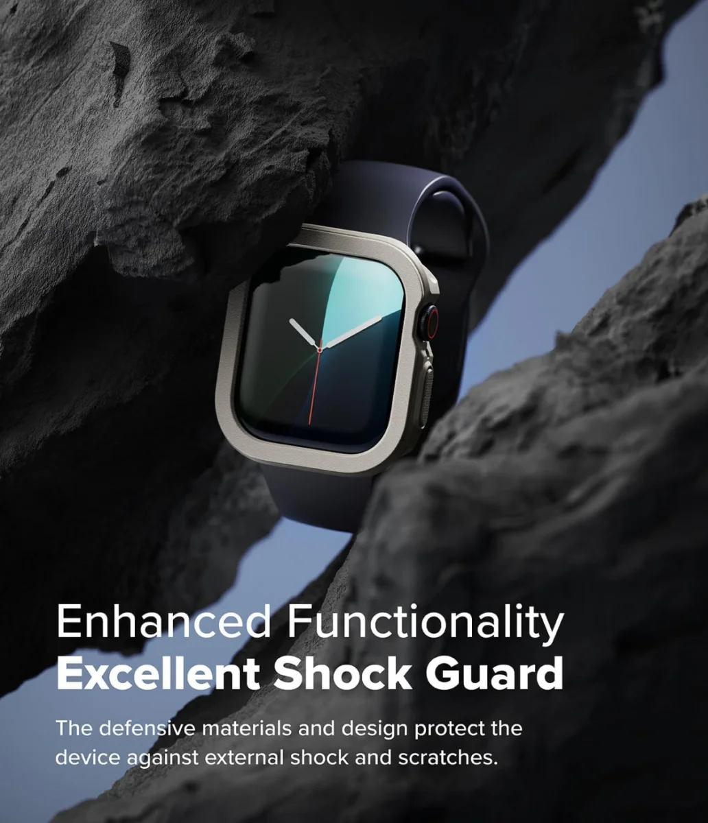 Ringke Air Sports - Apple Watch 10 42MM Hoesje - TPU Grijs afbeelding 7