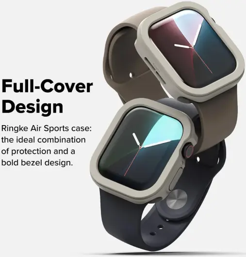 Ringke Air Sports - Apple Watch 10 42MM Hoesje - TPU Grijs afbeelding 4