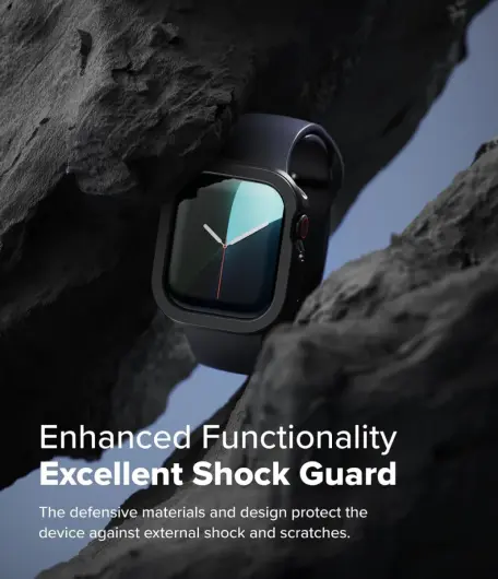 Ringke Air Sports Apple Watch 10 46MM Hoesje TPU Zwart afbeelding 5