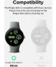 Ringke Slim - Google Pixel Watch 3 41MM Hoesje - (2P) Transparant & Zwart