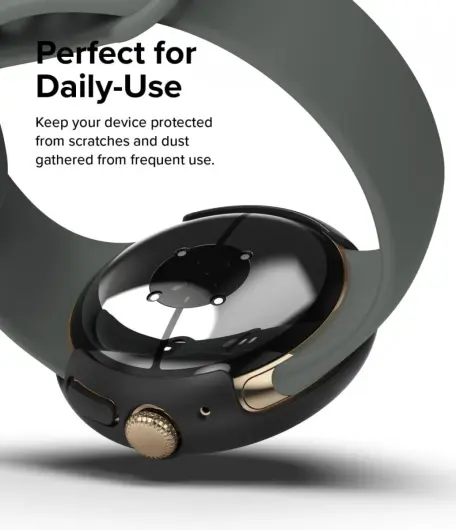 Ringke Slim - Google Pixel Watch 3 41MM Hoesje - (2P) Transparant & Zwart afbeelding 5