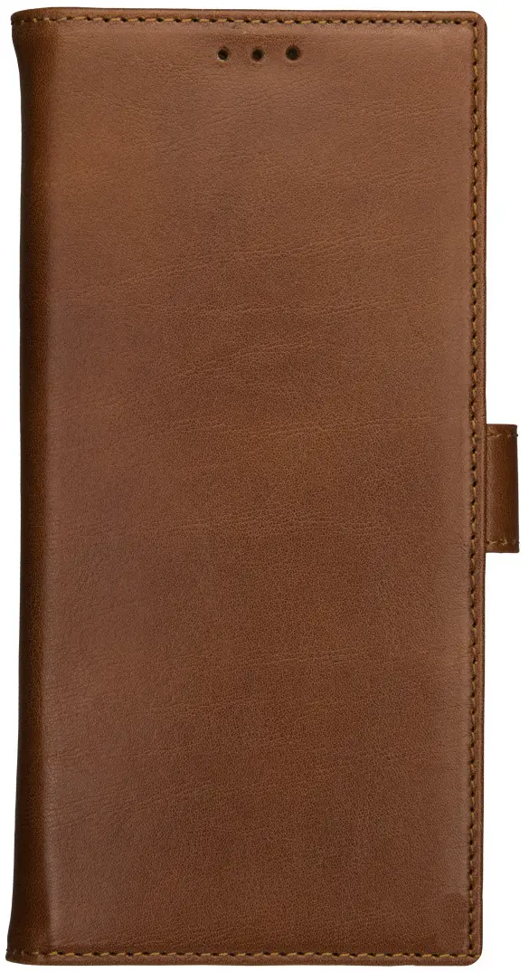 Rosso Deluxe OnePlus 13 Hoesje Echt Leer Book Case Bruin afbeelding 7