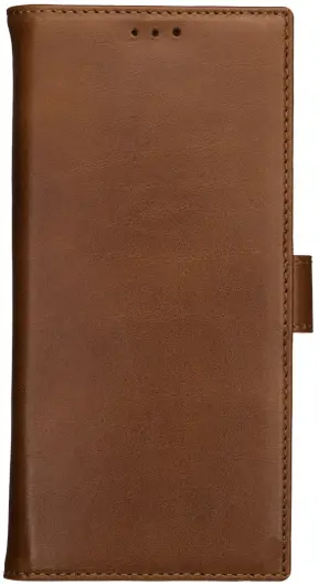 Rosso Deluxe OnePlus 13 Hoesje Echt Leer Book Case Bruin afbeelding 7