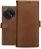Rosso Deluxe OnePlus 13 Hoesje Echt Leer Book Case Bruin afbeelding 9
