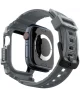 Spigen Rugged Armor Pro - Apple Watch 10 (46MM) - Hoesje en Bandje - Grijs