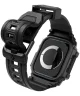 Spigen Rugged Armor Pro - Apple Watch 10 (46MM) - Hoesje en Bandje - Matte Zwart