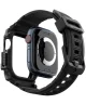 Spigen Rugged Armor Pro - Apple Watch 10 (46MM) - Hoesje en Bandje - Matte Zwart