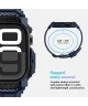 Spigen Rugged Armor Pro - Apple Watch 10 42MM - Hoesje en Bandje - Blauw