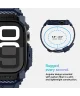 Spigen Rugged Armor Pro - Apple Watch 10 (46MM) - Hoesje en Bandje - Blauw