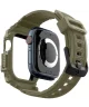 Spigen Rugged Armor Pro - Apple Watch 10 (46MM) - Hoesje en Bandje - Khaki