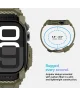 Spigen Rugged Armor Pro - Apple Watch 10 (46MM) - Hoesje en Bandje - Khaki