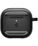 Spigen Rugged Armor Apple AirPods 4 Hoesje Carbon Fiber Zwart