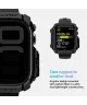 Spigen Rugged Armor - Apple Watch 10 42MM Hoesje - Zwart