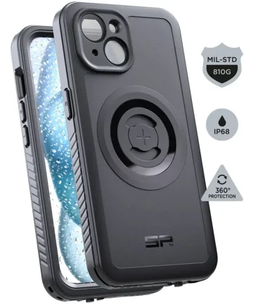 SP Connect Xtreme SPC+ iPhone 15 Hoesje Full Protect MagSafe Zwart Hoesjes