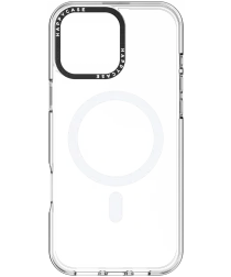 HappyCase Joy Apple iPhone 16 Pro Hoesje MagSafe Back Cover Crystal Clear afbeelding