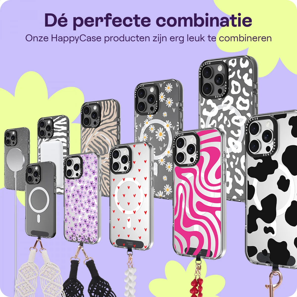HappyCase Joy Apple iPhone 16 Pro Hoesje MagSafe Back Cover Crystal Clear afbeelding 7