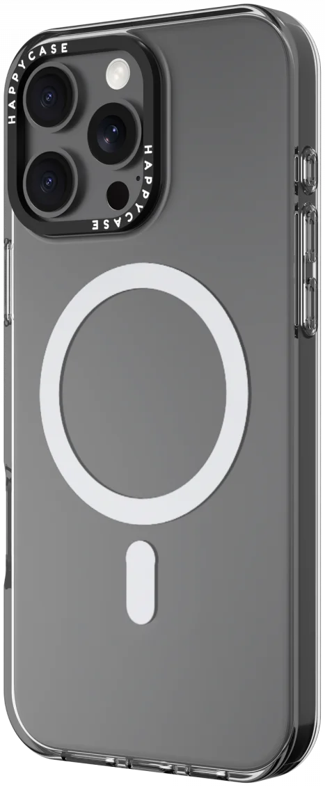 HappyCase Joy Apple iPhone 16 Pro Hoesje MagSafe Back Cover Crystal Clear afbeelding 15