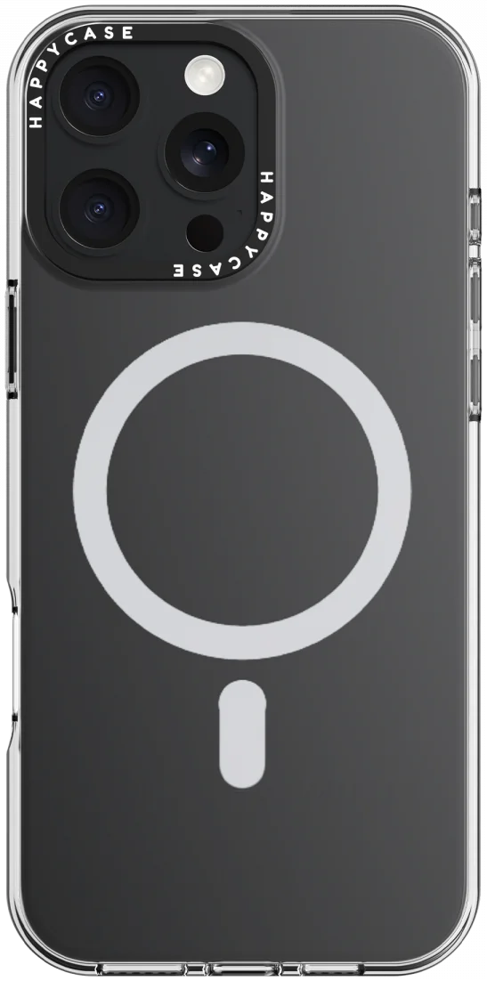 HappyCase Joy Apple iPhone 16 Pro Hoesje MagSafe Back Cover Crystal Clear afbeelding 13